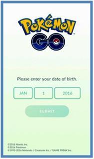 Cara Install dan Memulai Main Pokemon Go - Isi Tanggal Lahir - Dedy Akas Website