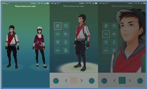 Cara Install dan Memulai Main Pokemon Go - Karakter Trainer - Dedy Akas Website