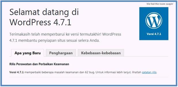 Selamat Datang di WordPress 4.7.1